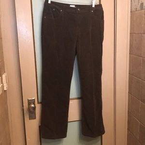 Chico’s size 2.5 brown corduroy jeans